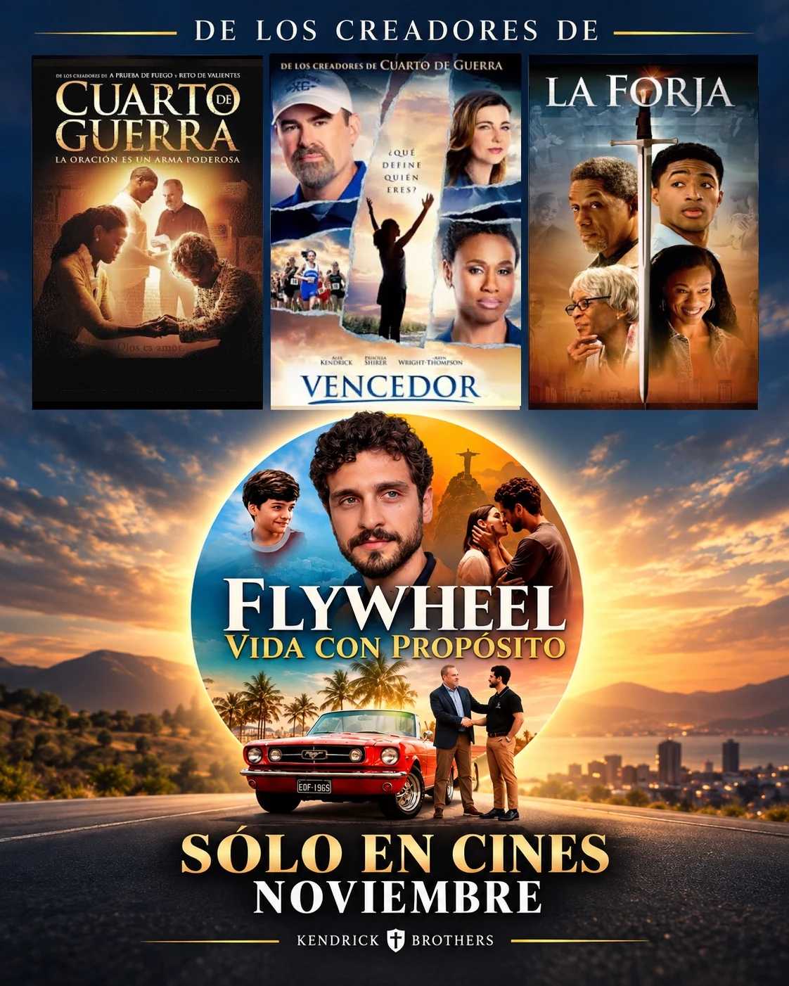 Afiche de Flywheel: Vida con propósito, próximo estreno cinematográfico